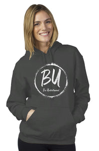 Graphite with White Pullover Hoody